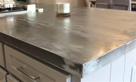 zinc sheet metal roll|zinc rolls for countertops.